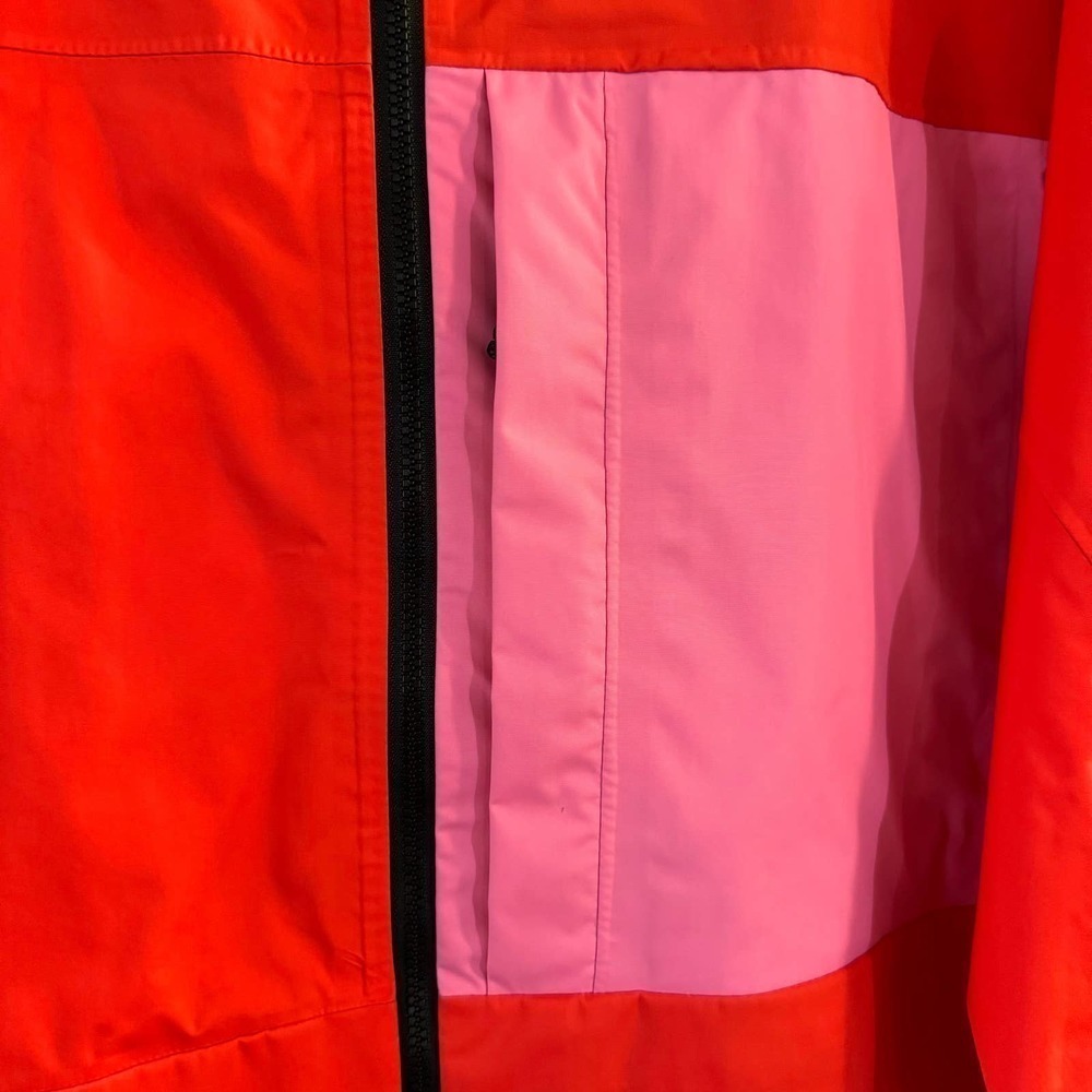 Nike ACG Packable Rain Jacket Small Pink Red Water Resistant Nylon Gorpcore - Picture 4 of 8